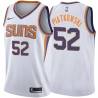 White2 Eric Piatkowski SUNS #52 Twill Basketball Jersey FREE SHIPPING