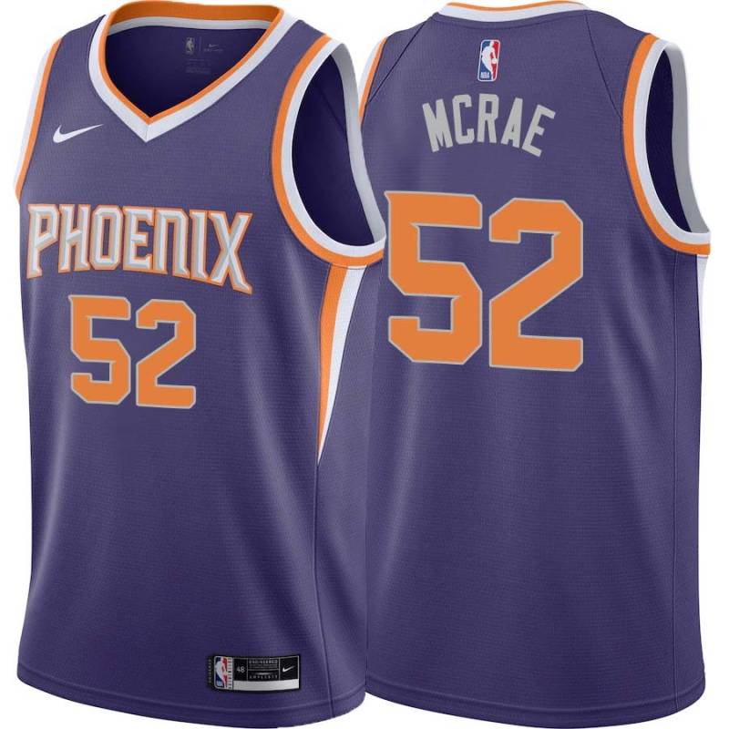 Purple Jordan McRae SUNS #52 Twill Basketball Jersey FREE SHIPPING