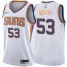 White2 Rich Kelley SUNS #53 Twill Basketball Jersey FREE SHIPPING