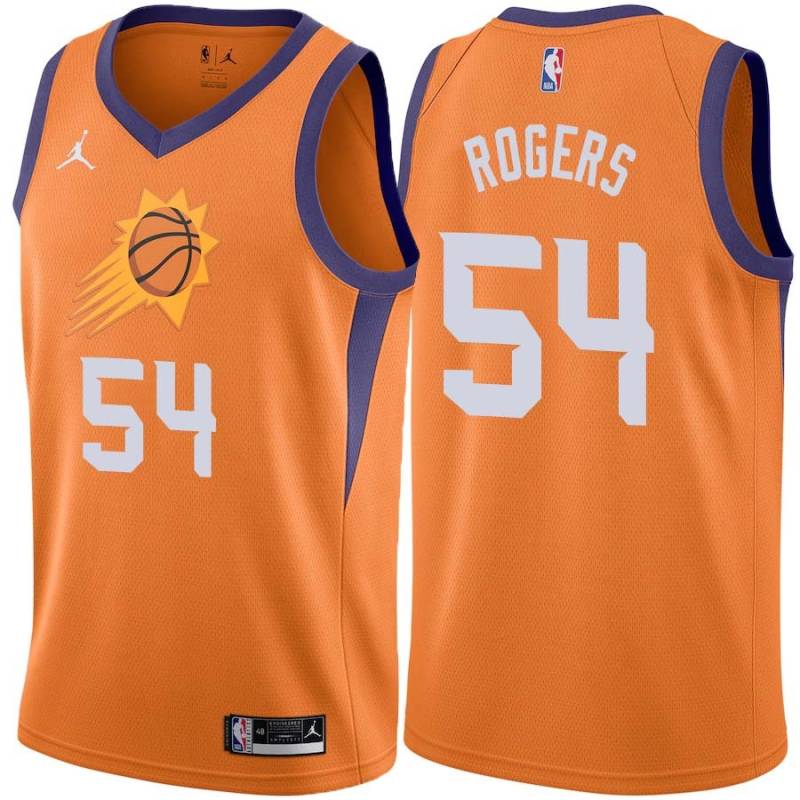 Orange Rodney Rogers SUNS #54 Twill Basketball Jersey FREE SHIPPING