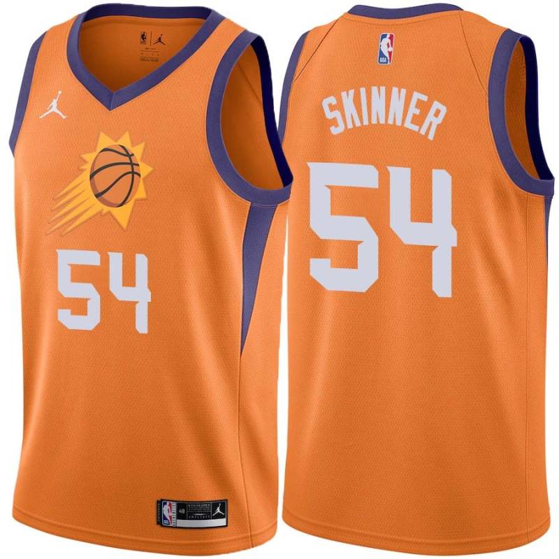 Orange Brian Skinner SUNS #54 Twill Basketball Jersey FREE SHIPPING