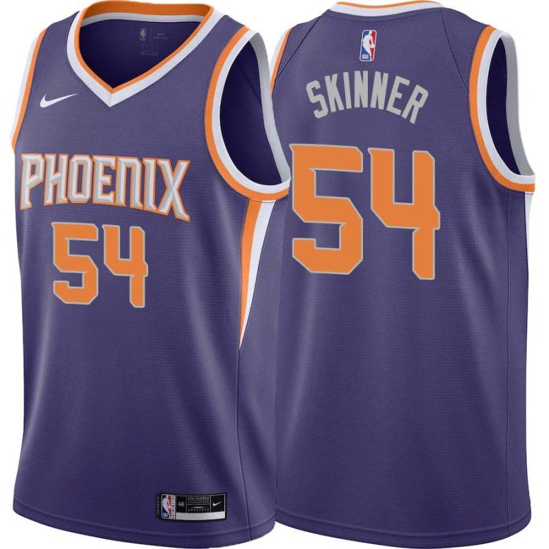 Purple Brian Skinner SUNS #54 Twill Basketball Jersey FREE SHIPPING