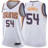 White2 Brian Skinner SUNS #54 Twill Basketball Jersey FREE SHIPPING