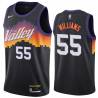 Black_City_The_Valley Earl Williams SUNS #55 Twill Basketball Jersey FREE SHIPPING