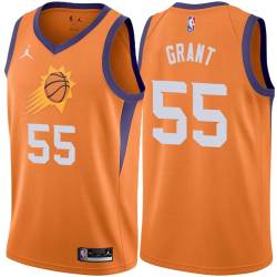 Orange Brian Grant SUNS #55 Twill Basketball Jersey FREE SHIPPING