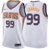 White2 Jae Crowder SUNS #99 Twill Basketball Jersey FREE SHIPPING