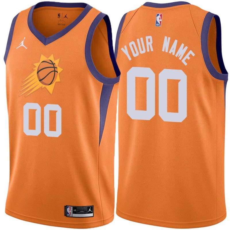 Orange Customized Phoenix Suns Twill Basketball Jersey FREE SHIPPING