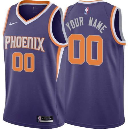 Purple Customized Phoenix Suns Twill Basketball Jersey FREE SHIPPING