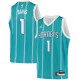 Teal2 Baron Davis Hornets #1 Twill Basketball Jersey FREE SHIPPING