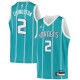 Teal2 Shaun Livingston Hornets #2 Twill Basketball Jersey FREE SHIPPING