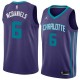 Dark_Purple Jalen McDaniels Hornets #6 Twill Basketball Jersey FREE SHIPPING