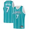 Teal2 Kelly Tripucka Hornets #7 Twill Basketball Jersey FREE SHIPPING