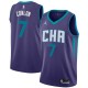 Dark_Purple_CHA Marty Conlon Hornets #7 Twill Basketball Jersey FREE SHIPPING