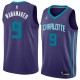 Dark_Purple Brad Wanamaker Hornets #9 Twill Basketball Jersey FREE SHIPPING