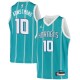 Teal2 B.J. Armstrong Hornets #10 Twill Basketball Jersey FREE SHIPPING