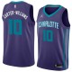 Dark_Purple Michael Carter-Williams Hornets #10 Twill Basketball Jersey FREE SHIPPING