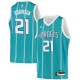 Teal2 Bernard Robinson Hornets #21 Twill Basketball Jersey FREE SHIPPING