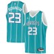 Teal2 Jason Richardson Hornets #23 Twill Basketball Jersey FREE SHIPPING