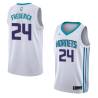 Teal2 Anthony Frederick Hornets #24 Twill Basketball Jersey FREE SHIPPING