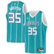 Teal2 Richard Anderson Hornets #35 Twill Basketball Jersey FREE SHIPPING