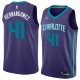 Dark_Purple Willy Hernangomez Hornets #41 Twill Basketball Jersey FREE SHIPPING