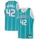 Teal2 Michael McDonald Hornets #42 Twill Basketball Jersey FREE SHIPPING