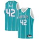 Teal2 Sean May Hornets #42 Twill Basketball Jersey FREE SHIPPING