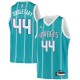 Teal2 Sean Singletary Hornets #44 Twill Basketball Jersey FREE SHIPPING