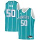 Teal2 Robert Reid Hornets #50 Twill Basketball Jersey FREE SHIPPING