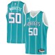 Teal2 Corey Maggette Hornets #50 Twill Basketball Jersey FREE SHIPPING