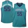 Teal Chris Douglas-Roberts Hornets #55 Twill Basketball Jersey FREE SHIPPING