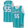 Teal2 Chris Douglas-Roberts Hornets #55 Twill Basketball Jersey FREE SHIPPING