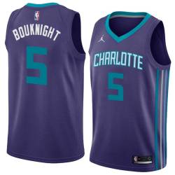 Dark_Purple 2021 Draft James Bouknight Hornets #5 Twill Basketball Jersey FREE SHIPPING