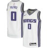 White Olden Polynice Kings #0 Twill Basketball Jersey FREE SHIPPING