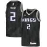Black Othell Wilson Kings #2 Twill Basketball Jersey FREE SHIPPING