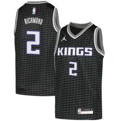 Black Mitch Richmond Kings #2 Twill Basketball Jersey FREE SHIPPING