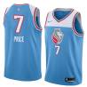 18-19_Light_Blue Ronnie Price Kings #7 Twill Basketball Jersey FREE SHIPPING