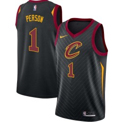 Black Wesley Person Twill Basketball Jersey -Cavaliers #1 Person Twill Jerseys, FREE SHIPPING