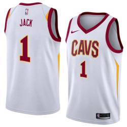 White Jarrett Jack Twill Basketball Jersey -Cavaliers #1 Jack Twill Jerseys, FREE SHIPPING