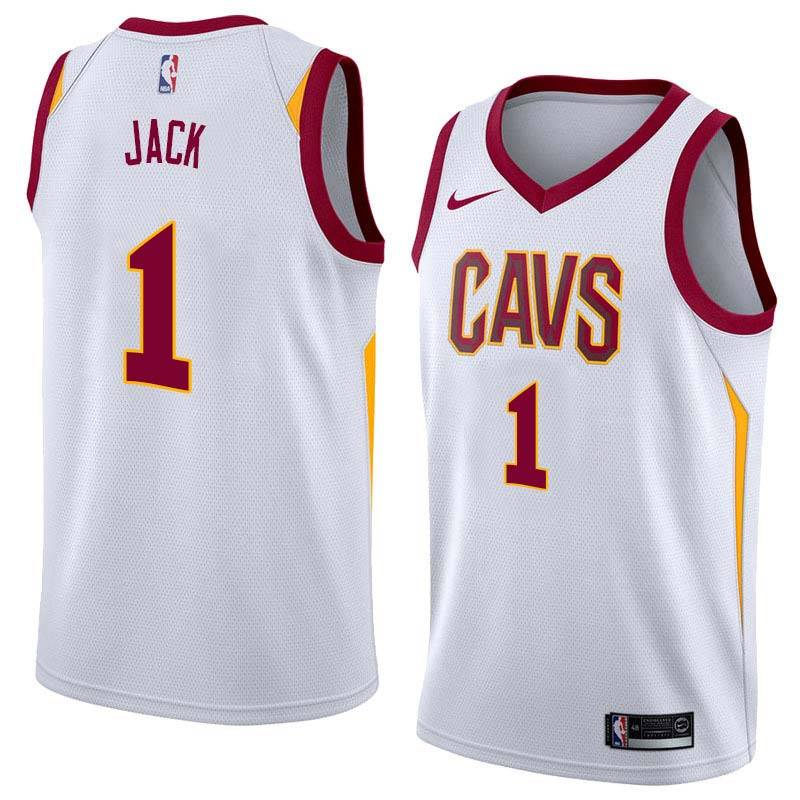 White Jarrett Jack Twill Basketball Jersey -Cavaliers #1 Jack Twill Jerseys, FREE SHIPPING