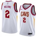 White Reggie Williams Twill Basketball Jersey -Cavaliers #2 Williams Twill Jerseys, FREE SHIPPING