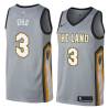 Gray Craig Ehlo Twill Basketball Jersey -Cavaliers #3 Ehlo Twill Jerseys, FREE SHIPPING