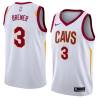 White J.R. Bremer Twill Basketball Jersey -Cavaliers #3 Bremer Twill Jerseys, FREE SHIPPING