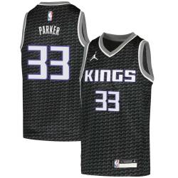 Black Jabari Parker Kings #33 Twill Basketball Jersey FREE SHIPPING