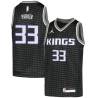 Black Jabari Parker Kings #33 Twill Basketball Jersey FREE SHIPPING