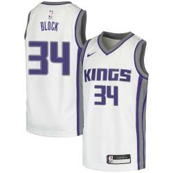 White John Block Kings #34 Twill Basketball Jersey FREE SHIPPING