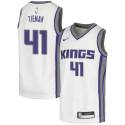 Dan Tieman Kings #41 Twill Basketball Jersey FREE SHIPPING