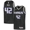 Black Bonzi Wells Kings #42 Twill Basketball Jersey FREE SHIPPING