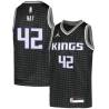 Black Sean May Kings #42 Twill Basketball Jersey FREE SHIPPING