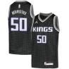 Black Joe Meriweather Kings #50 Twill Basketball Jersey FREE SHIPPING